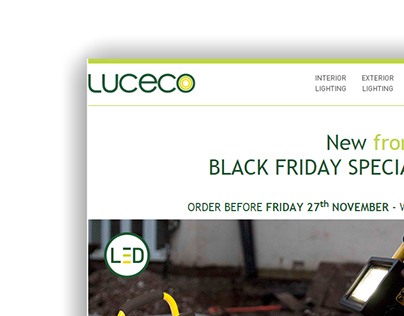 New from Luceco - Black Friday - Portable Work Light