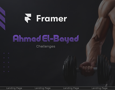Ahmed El-Bayed / Landing Page