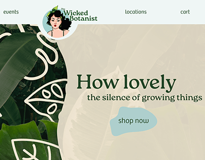 Wicked Botanist Website Redesign