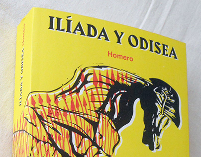 Diseño e ilustración de portada — Ilíada y Odisea