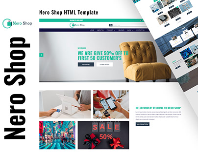 Nero Shop : Responsive ECommerce Website Template