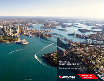 USA TODAY Gravity Ad for Qantas and Frame Leave-Behind