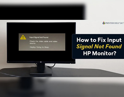 How to Fix Input Signal Not Found HP Monitor?