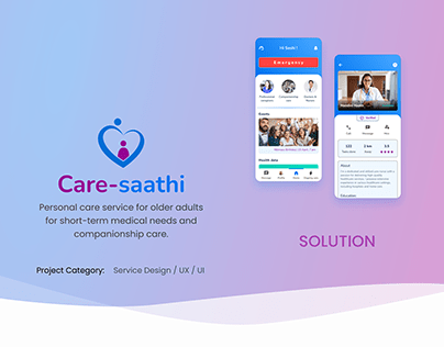 Care-saathi: Personal care service for older adults.