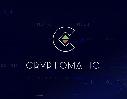 Cryptomatic - Logo, website et motion graphique