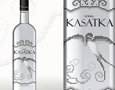 KASATKA vodka branding / naming / packaging