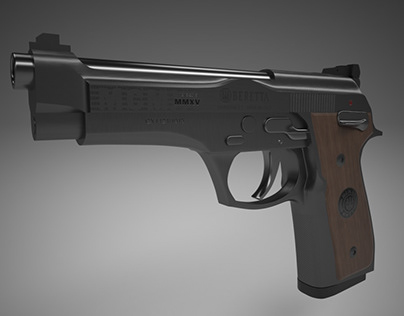 Beretta 92 FS Centennial - 3D model