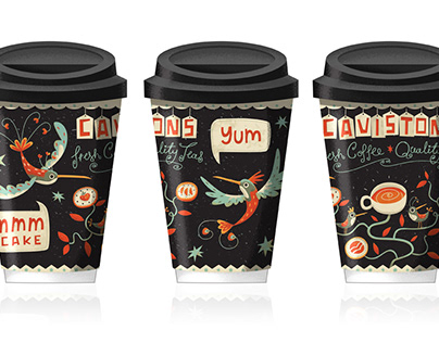 Illustrated Coffee Cup Design