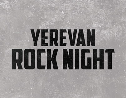 "Yerevan Rock Night" | Concert Branding Project