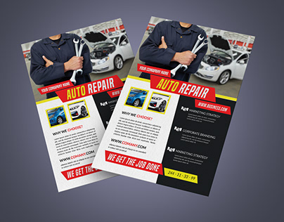 Auto Repair Business Flyer