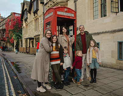 Nastya & family in Oxford