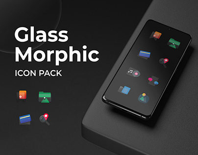 Glass Morphic Icon Pack