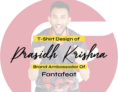 T shirt design of Prasidh Krishna