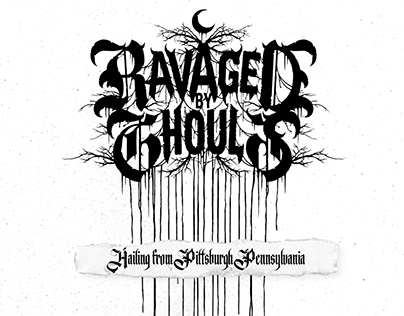 Logo and Booklet Design (Ravaged by Ghouls)