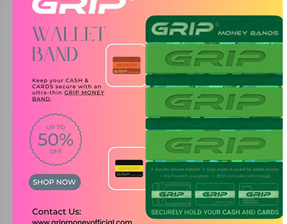 Secure Your Style with Grip Money Official Wallet Bands