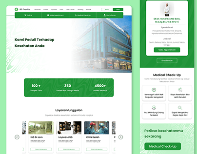 Redesign Provita Hospital Website
