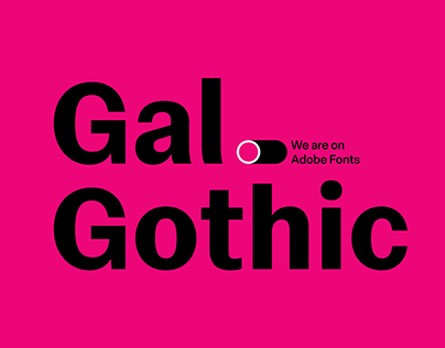 Typeface Gal Gothic
