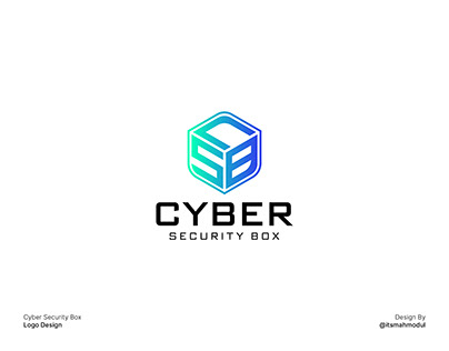 Cyber Security Box logo design.