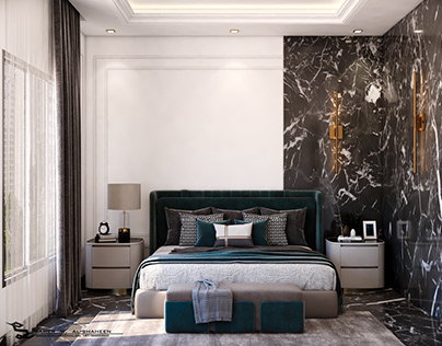 Modern bedroom in Al-muroor Abu Dhabi (option 2)