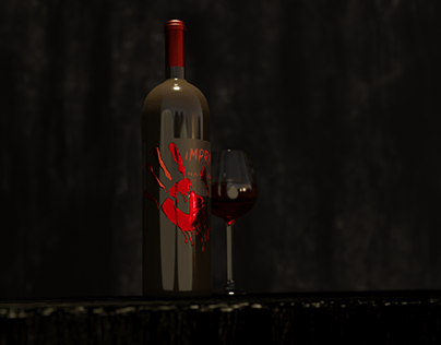 Imprint - Horror wine concept label