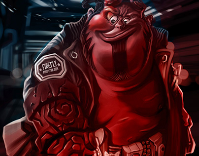 Fat Character - HellBoy