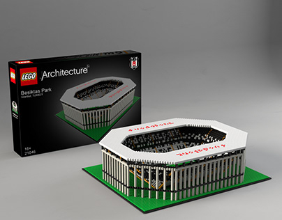 Beşiktaş Vodafone Park Lego | 3D Modeling