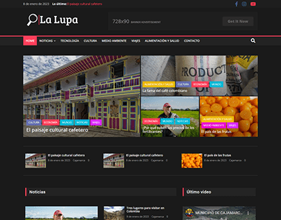 Sitio web La Lupa