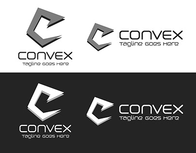 C Letter Logo Design - Convex