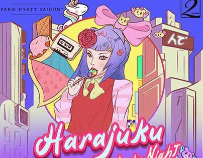 HARAJUKU Artwork Project for PARK HYATT SAIGON