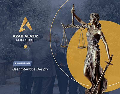 AZAB ALAZIZ Landing page UI Design