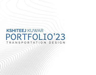 Transportation Design Portfolio 2023