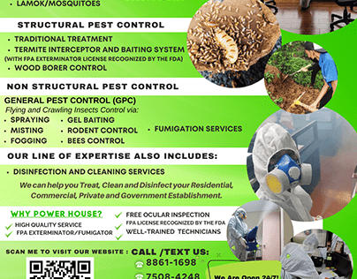 Flyers for Pest Control