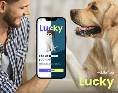 Lucky - Mobile App | UI/UX Design Concept 2023