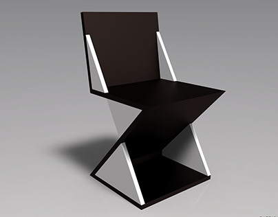 Rediseño silla Zig Zag - Gerrit Rietveld