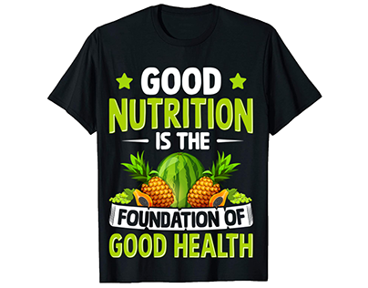 Good Nutrition Is The Fundation, T-Shirt Design Bundle