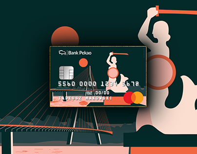 Credit card design Illustration