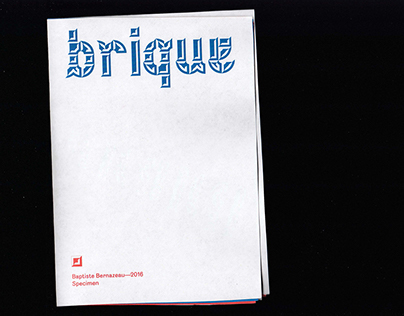 Brique—Modular Typeface Specimen