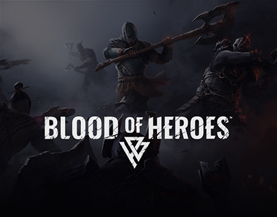 Blood of Heroes | Website | Landing page design