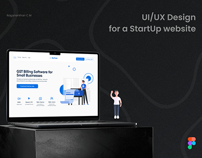 UI/UX Design - StartUp Website