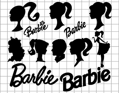 Barbie Silhouette SVG