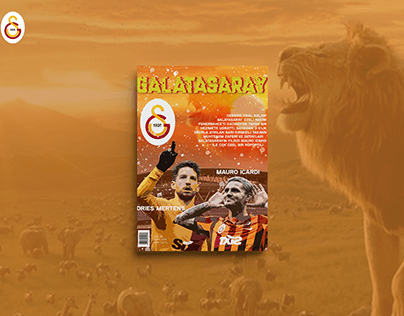 Galatasaray Magazine Design GS dergi kapağı
