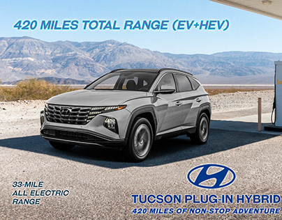 Hyundai Tucson PHEV Advertising Poster