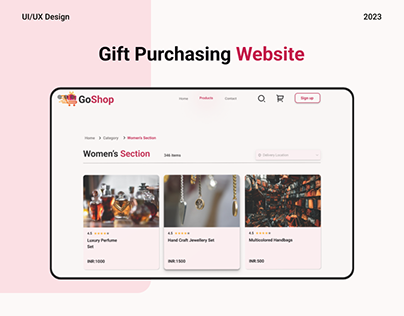E-Commerce web design