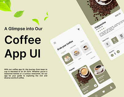 Coffee App UI Design