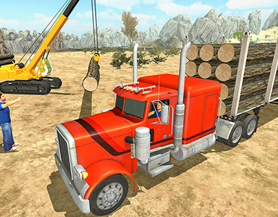 Truck simulation game screenshot
