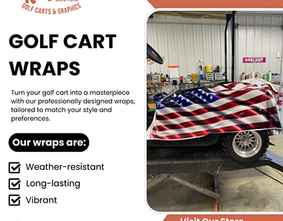 Golf Cart Wraps | Golf Carts Store in Monticello