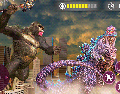 King Kong vs Godzilla Fight