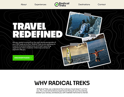 Travel Website Design | Radical Treks