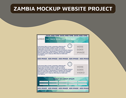Zambia Mockup Website Project
