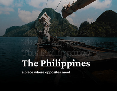 The Philippines - a place where opposites meet